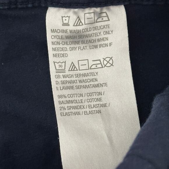 Denim and Co. Easywear Twill Cropped Wide Leg Pants Navy (14) - Picture 12 of 12